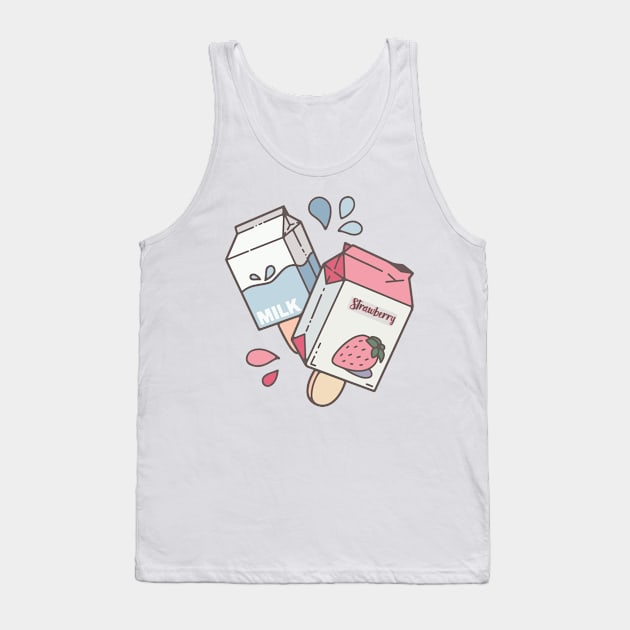 Pastel ice-cream Tank Top by chiselovesong